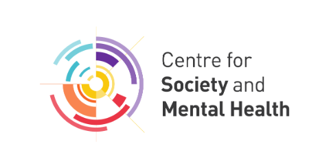 Centre for Society and Mental Health Logo containing text on the right hand side 